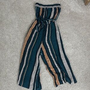 Multicolor Striped Jumpsuit